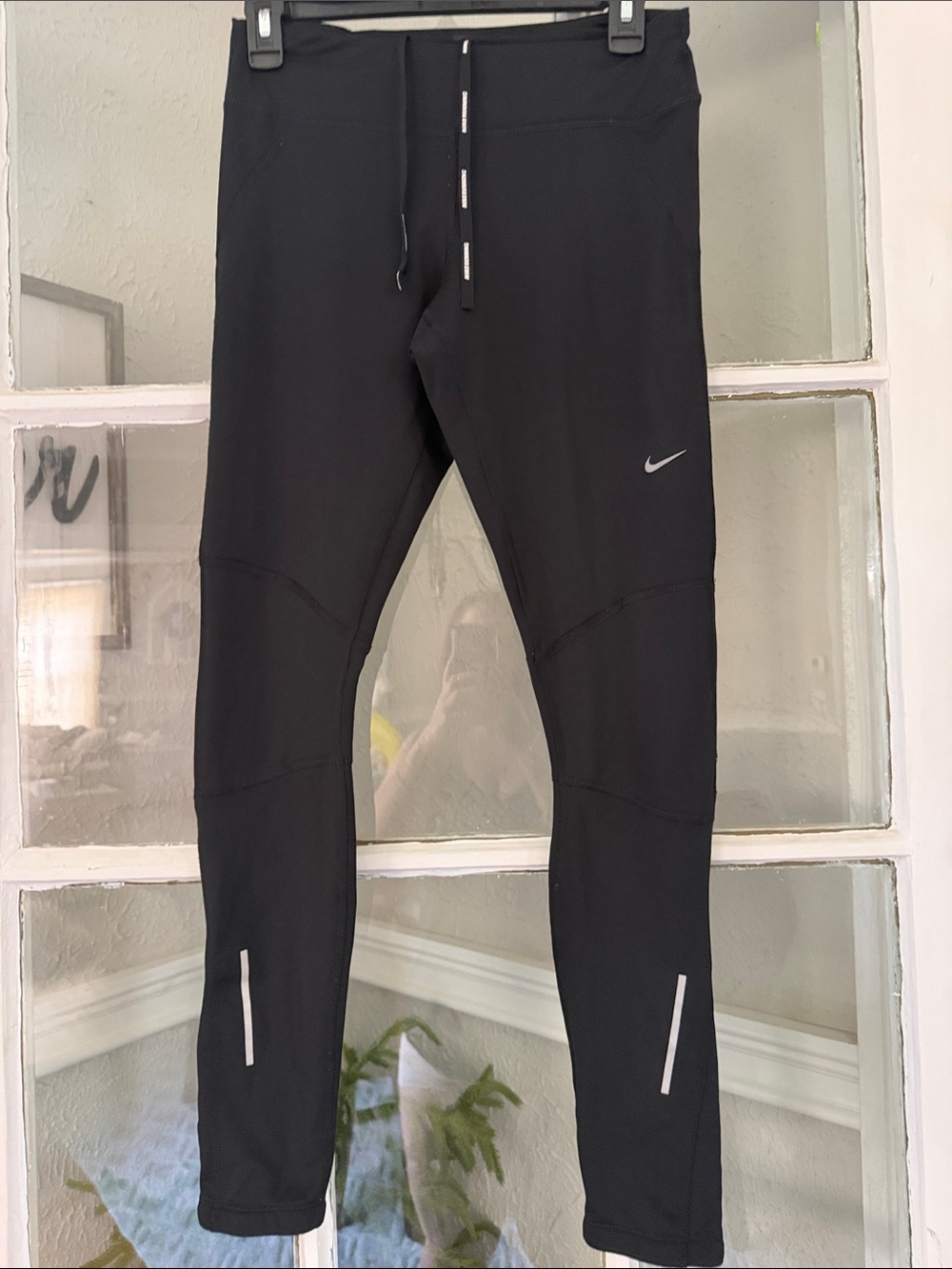 Nike Women’s Black Running Tights - Reflective Detail